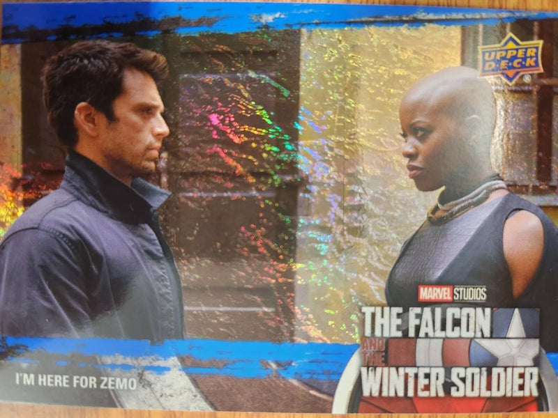 Marvel Falcon And Winter Soldier - Winter Blue - I'm here for Zemo -