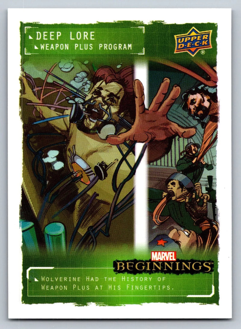 Marvel Beginnings Vol 2 - Deep Lore - Weapon Plus Program -