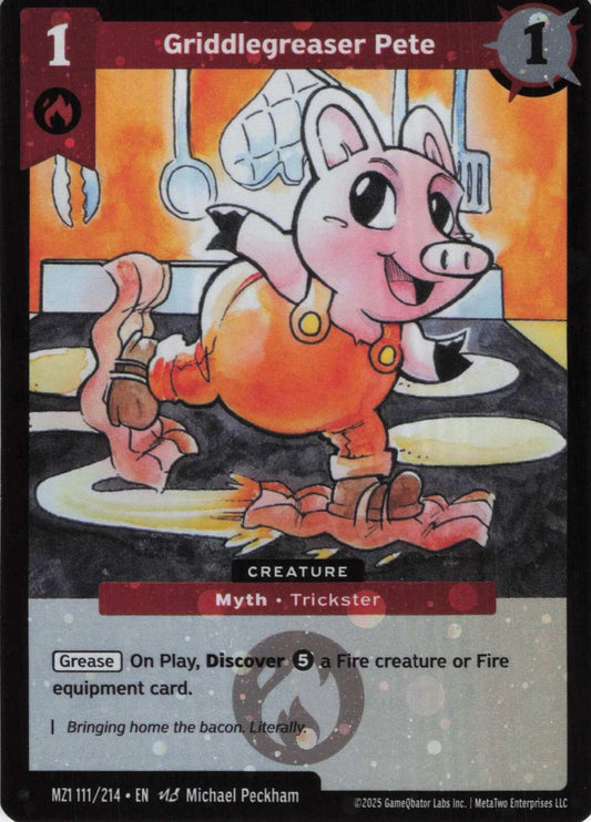 Griddlegreaser Pete - MZ1 111/214 - Base Set
