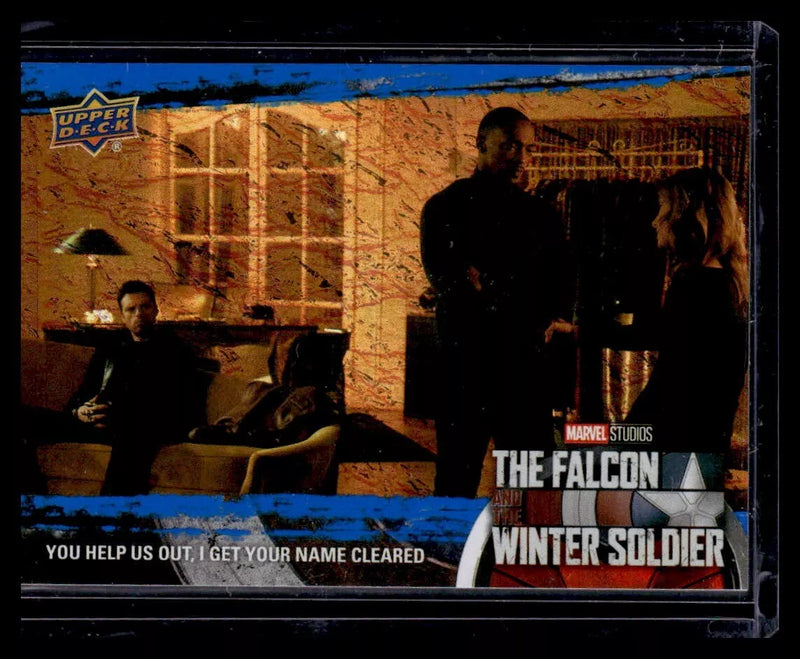 Marvel Falcon And Winter Soldier - Winter Blue - You Help us Out -