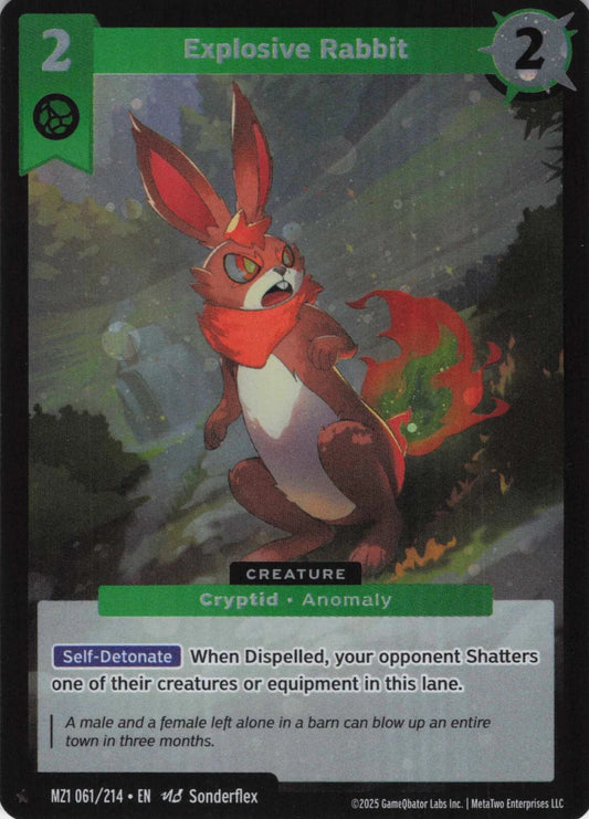 Explosive Rabbit - MZ1 061/214 - Base Set