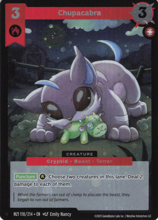 Chupacabra - MZ1 118/214 - Base Set