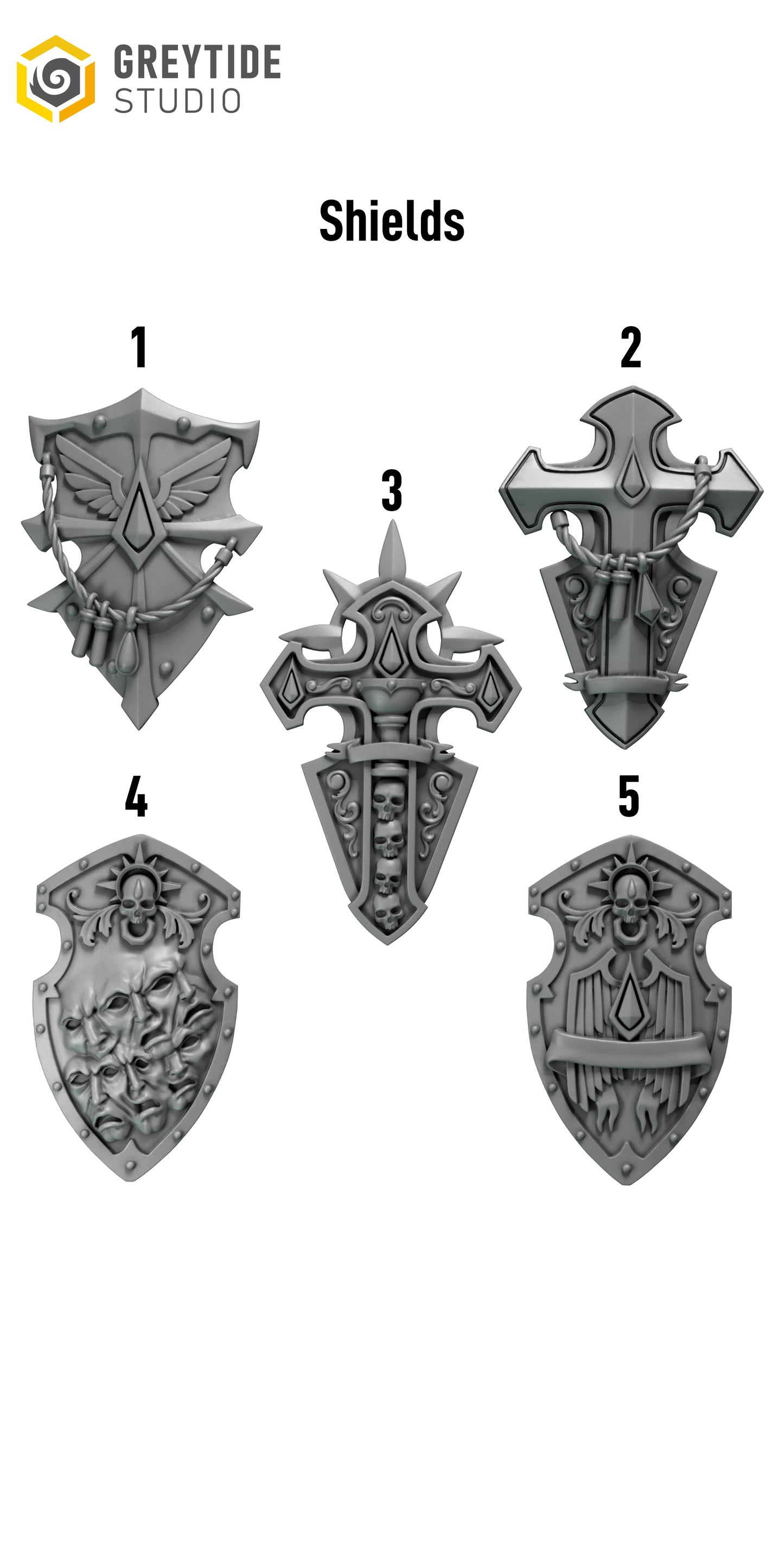 Crimson Lords Shields