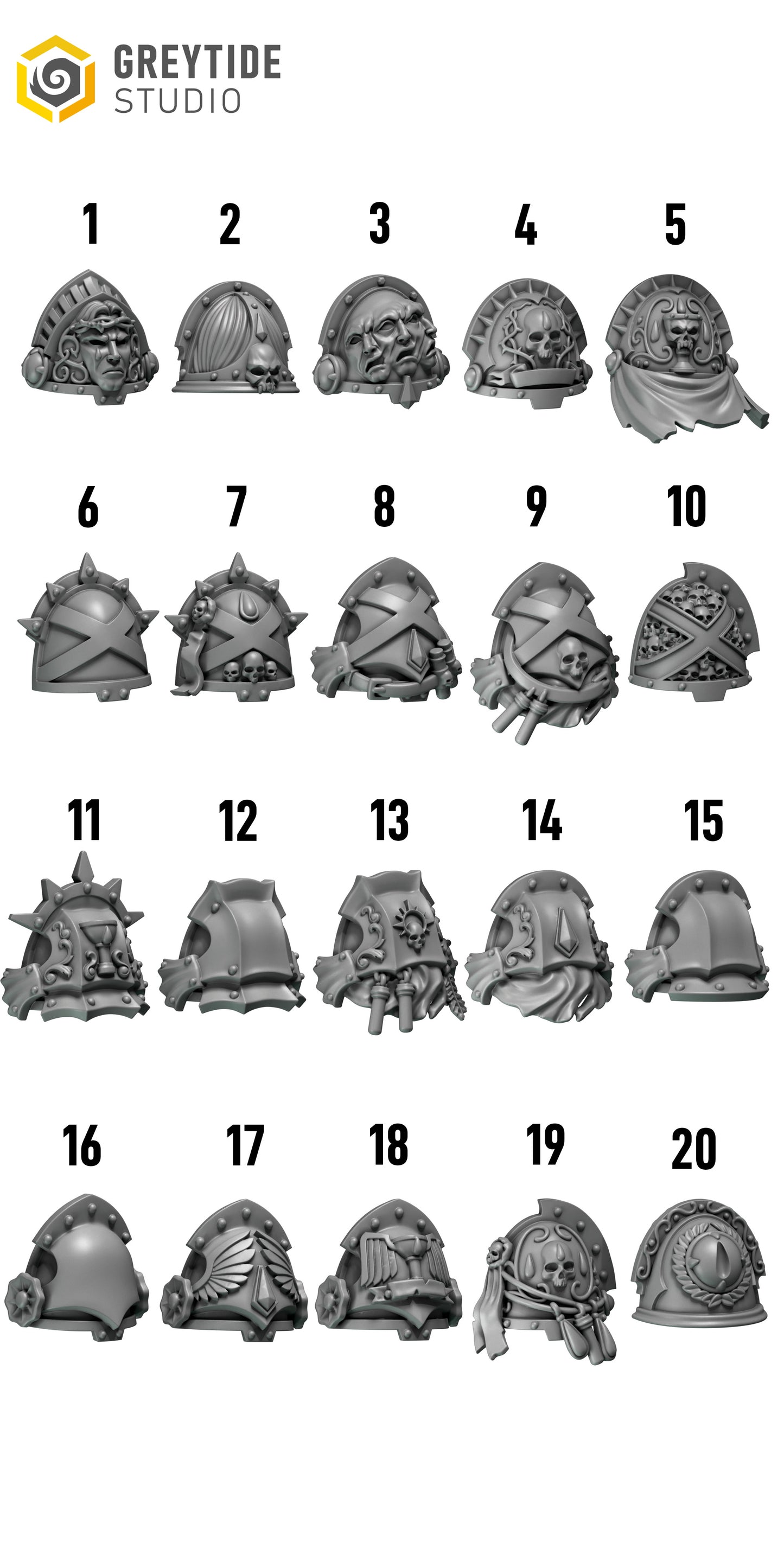 Crimson Lords Shoulderpads