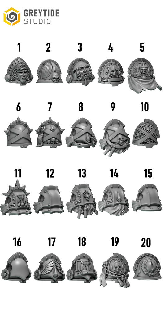 Crimson Lords Shoulderpads