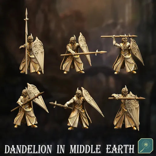 Golden Wood Elf Footmen (Shieldmen)